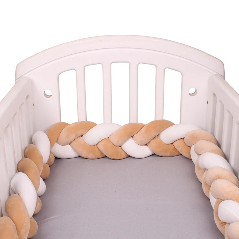 Tresse de Lit Bébé - Blanc & Crème