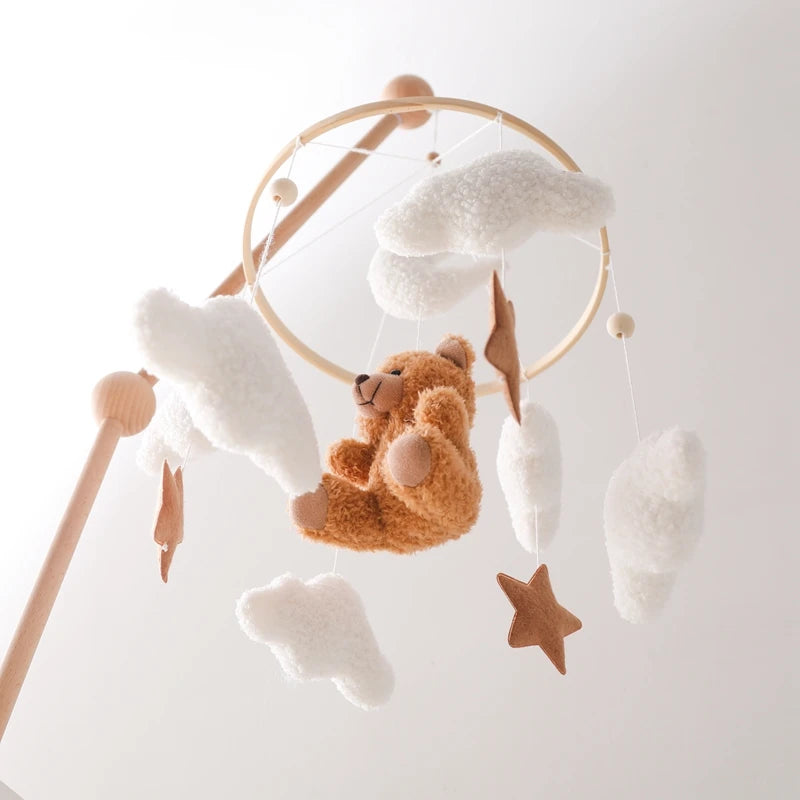 Mobile de lit - Ourson Marron