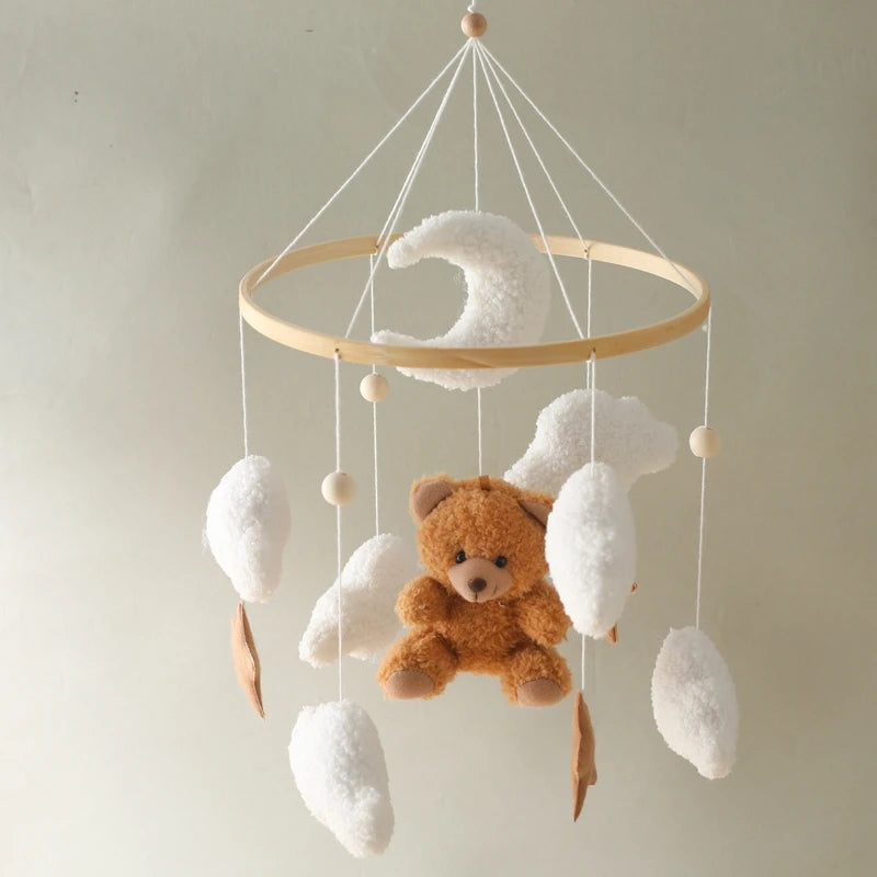 Mobile de lit - Ourson Marron