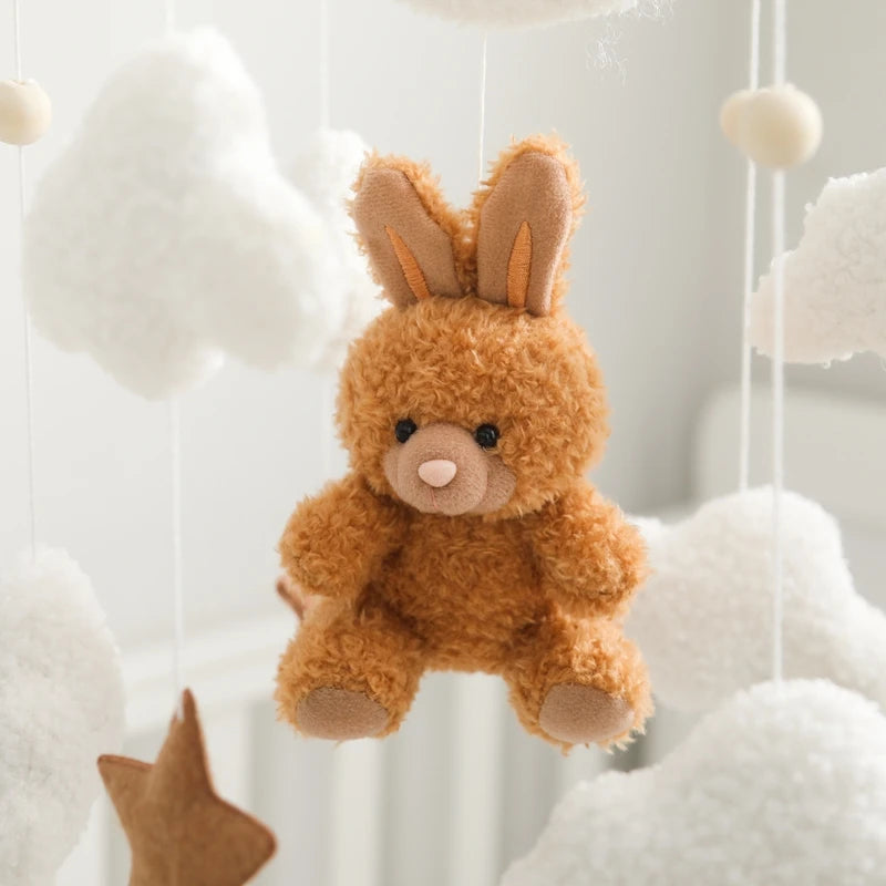 Mobile de lit - Lapin Marron