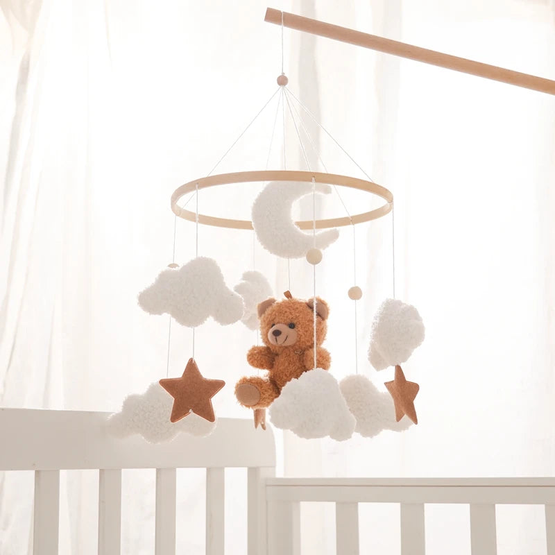 Mobile de lit - Ourson Marron
