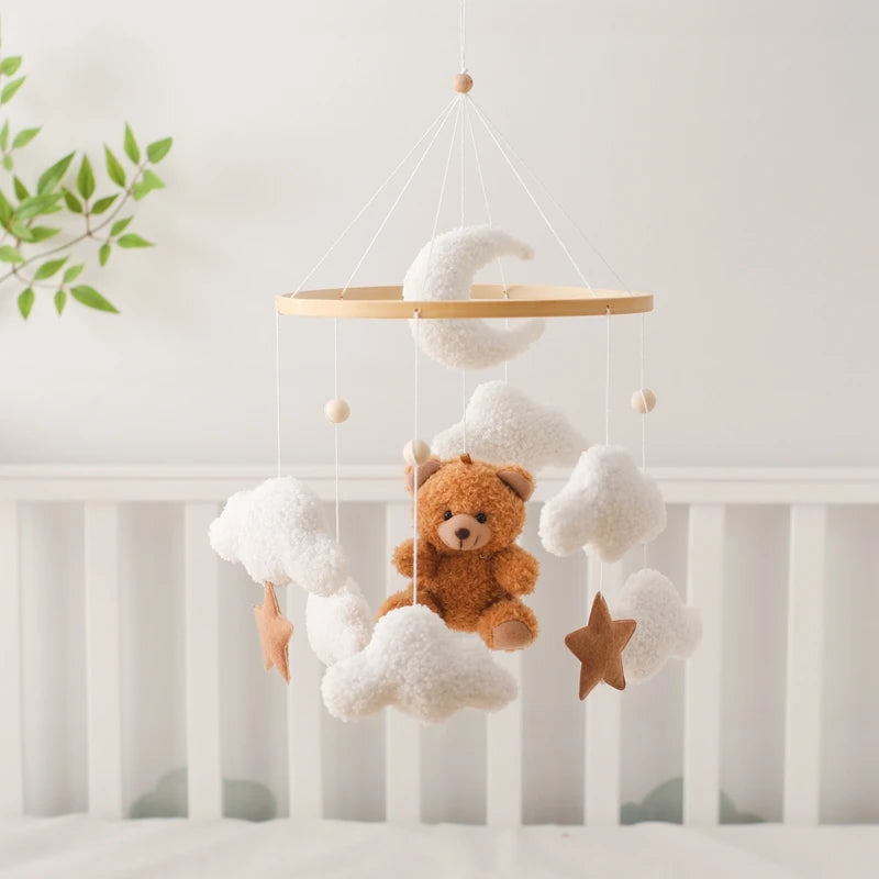 Mobile de lit - Ourson Marron