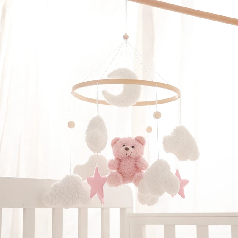 Mobile de lit - Nounours Rose