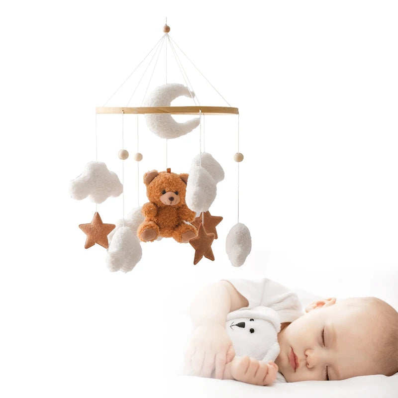 Mobile de lit - Ourson Marron