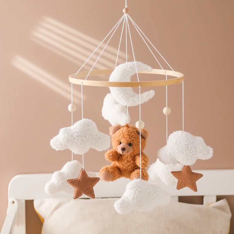 Mobile de lit - Ourson Marron