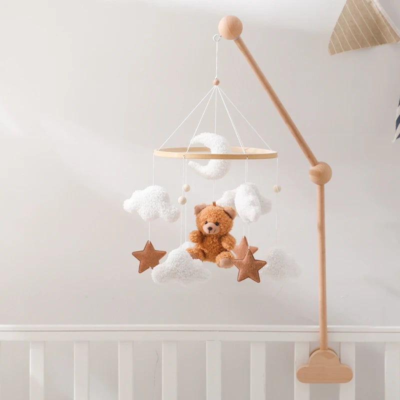Mobile de lit - Ourson Marron