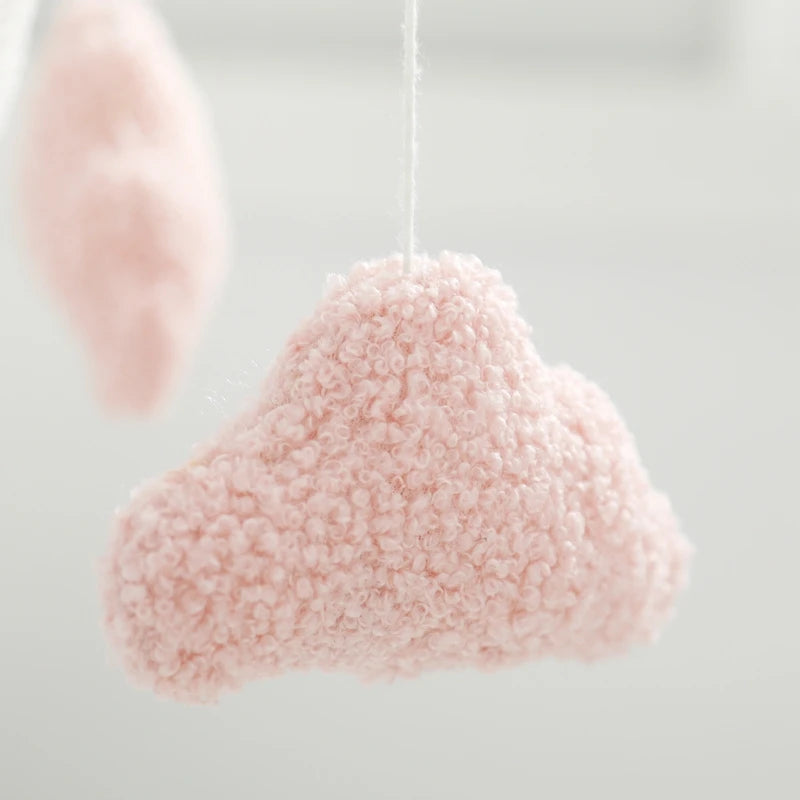 Mobile de lit - Nuage Rose