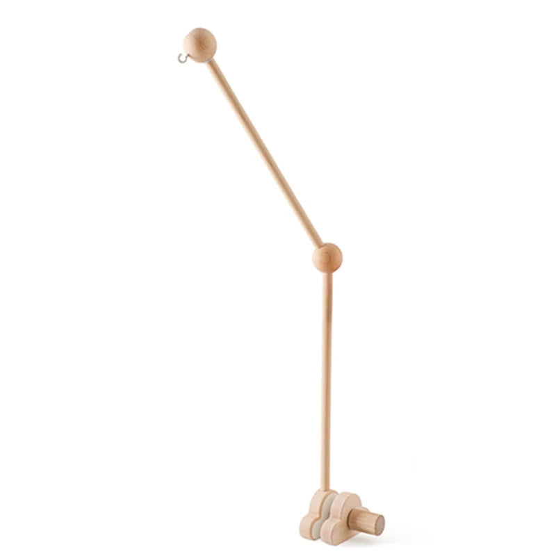 Support en bois mobile de lit bébé