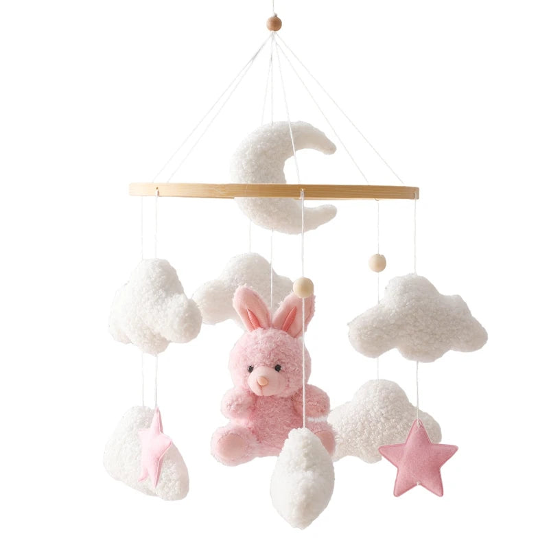 Mobile de lit - Lapin Rose