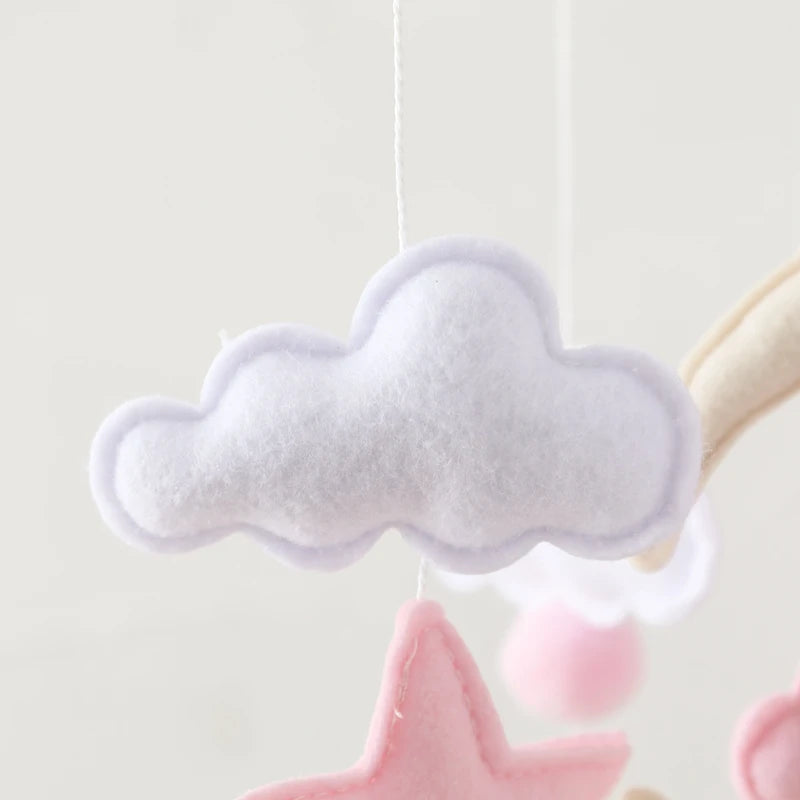 Mobile de lit - Ourson Rose