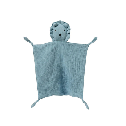 Doudou bébé - Lion Bleu