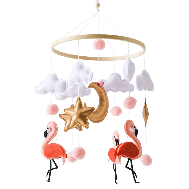 Mobile de lit - Flamand rose