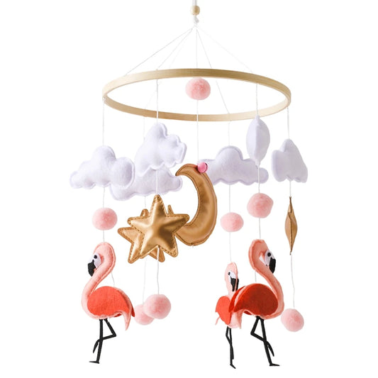 Mobile de lit - Flamand rose