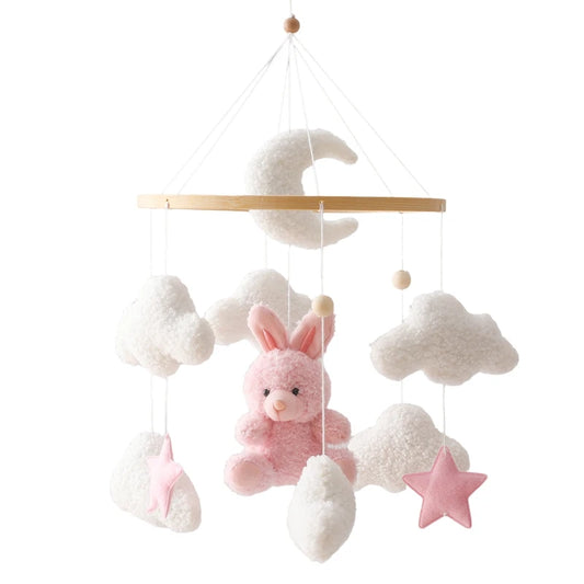 Mobile de lit - Lapin Rose