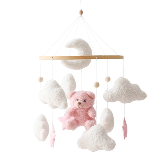 Mobile de lit - Nounours Rose